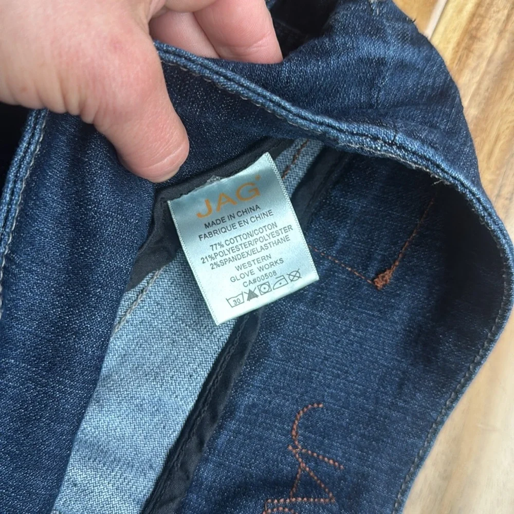 Jag Jeans Blue Straight Stretchy Leg Denim - Picture 4 of 10